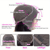 Body Wave Lace Front Wig 13x4 Lace Front Wigs For Women Brazilian Remy Huma Hair Wig 150% - Lena & Miles Exquisite Boutique LLC.