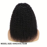 Kinky Curly Lace Front Wigs Human Hair 4x4x1 - Lena & Miles Exquisite Boutique LLC.
