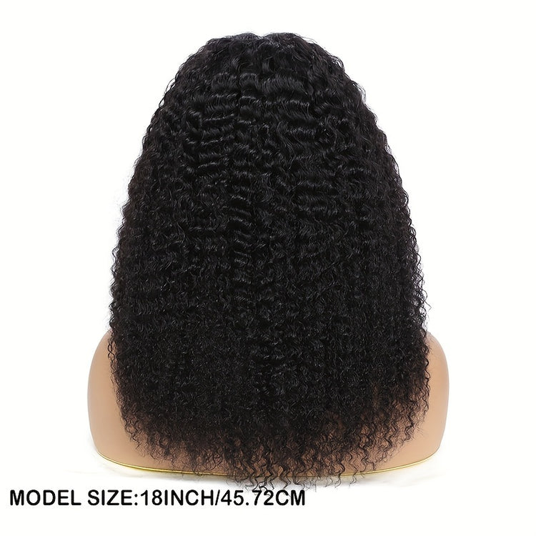 Kinky Curly Lace Front Wigs Human Hair 4x4x1 - Lena & Miles Exquisite Boutique LLC.