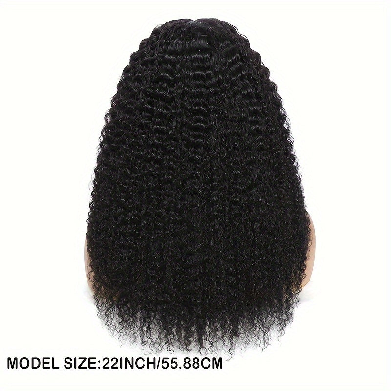 Kinky Curly Lace Front Wigs Human Hair 4x4x1 - Lena & Miles Exquisite Boutique LLC.
