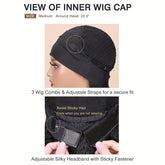 Kinky Straight Headband Wig For Women Yaki Straight Wigs With Black Headband Kinky Afro Wigs For Women - Lena & Miles Exquisite Boutique LLC.