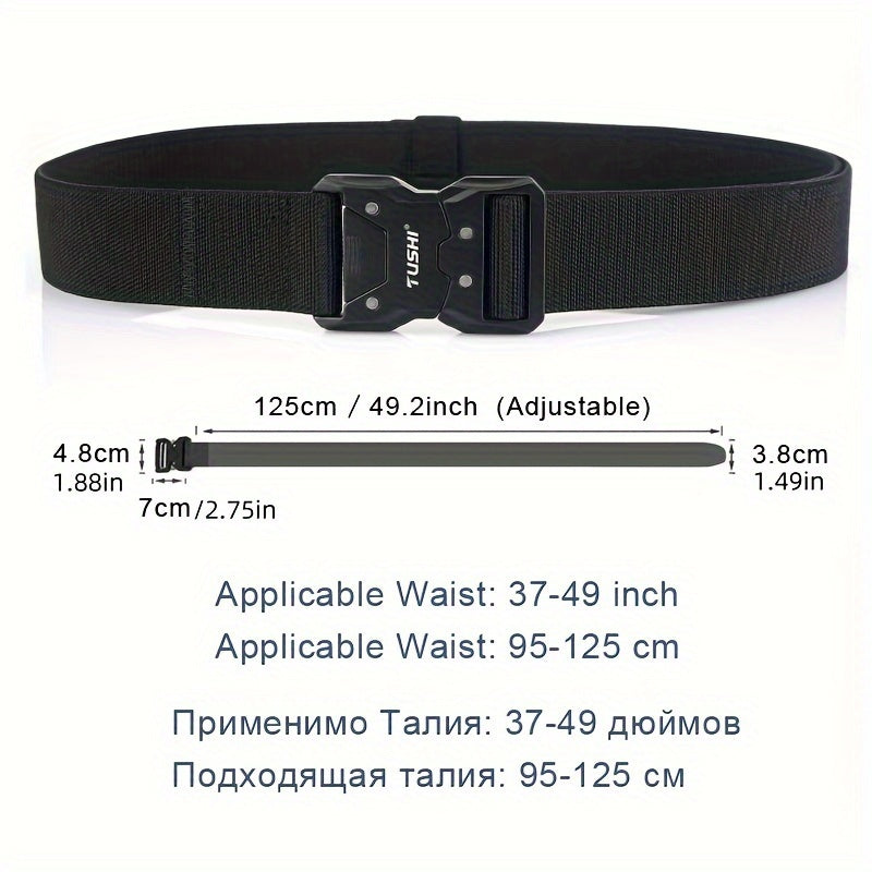 1pc Premium Comfort Belt - Soft, Durable, Multi-Functional, Adjustable, Stylish Accessory for Men&