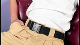 1pc Premium Comfort Belt - Soft, Durable, Multi-Functional, Adjustable, Stylish Accessory for Men&
