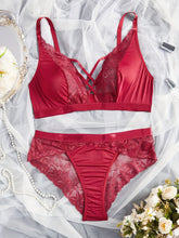 Plus Size Wedding Sexy Lingerie Set, Women&