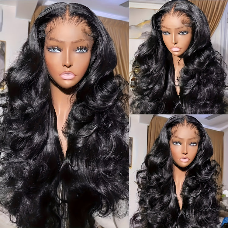 Bye Bye Knots Wig Glueless Wigs Human Hair Pre Plucked Pre Cut 6x4 HD Lace Closure Wigs Human Hair Body Wave Lace Front Wigs Human Hair For Women Put On And Go Wig 180% - Lena & Miles Exquisite Boutique LLC.