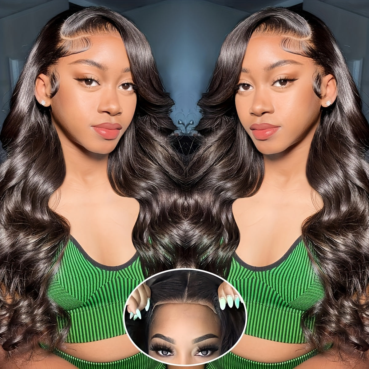 Bye Bye Knots Wig Glueless Wigs Human Hair Pre Plucked Pre Cut 6x4 HD Lace Closure Wigs Human Hair Body Wave Lace Front Wigs Human Hair For Women Put On And Go Wig 180% - Lena & Miles Exquisite Boutique LLC.