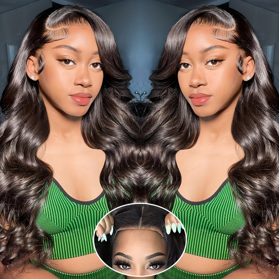 Bye Bye Knots Wig Glueless Wigs Human Hair Pre Plucked Pre Cut 6x4 HD Lace Closure Wigs Human Hair Body Wave Lace Front Wigs Human Hair For Women Put On And Go Wig 180% - Lena & Miles Exquisite Boutique LLC.