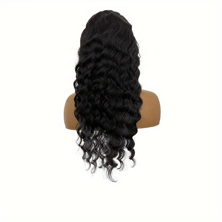 Glueless Wigs Human Hair Pre Cut Lace 4X4 HD Lace Closure Wigs Human Hair No Glue Deep Wave Lace Front Wigs Human Hair Wigs For Women 150% Density Brazilian Virgin Hair - Lena & Miles Exquisite Boutique LLC.