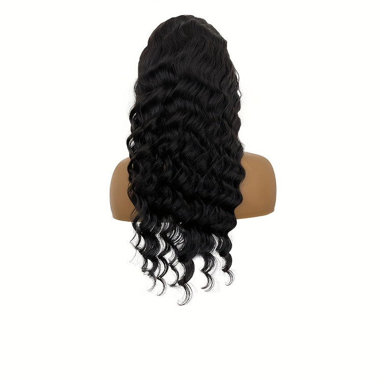 Glueless Wigs Human Hair Pre Cut Lace 4X4 HD Lace Closure Wigs Human Hair No Glue Deep Wave Lace Front Wigs Human Hair Wigs For Women 150% Density Brazilian Virgin Hair - Lena & Miles Exquisite Boutique LLC.