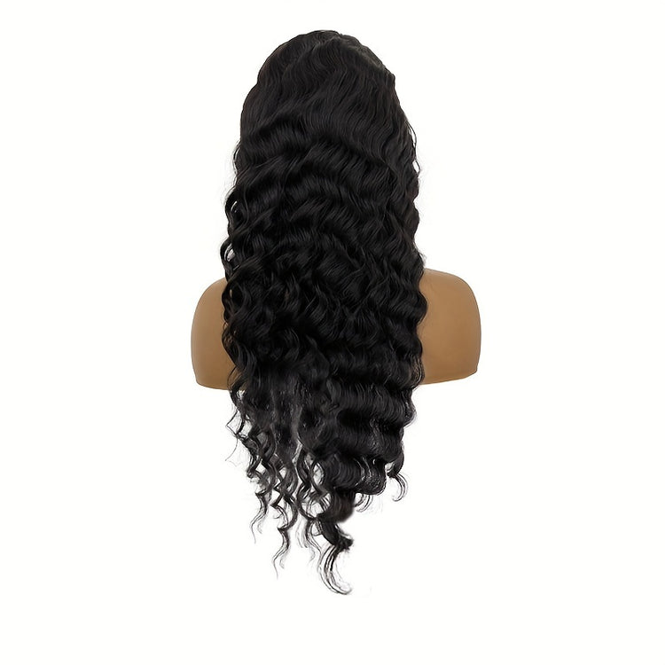 Glueless Wigs Human Hair Pre Cut Lace 4X4 HD Lace Closure Wigs Human Hair No Glue Deep Wave Lace Front Wigs Human Hair Wigs For Women 150% Density Brazilian Virgin Hair - Lena & Miles Exquisite Boutique LLC.