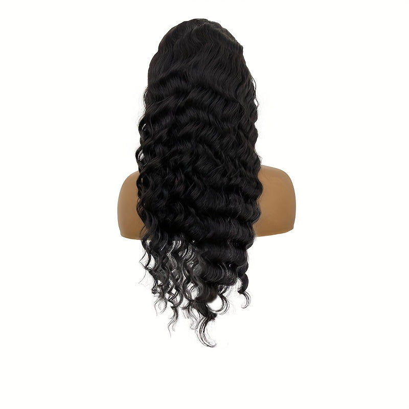 Glueless Wigs Human Hair Pre Cut Lace 4X4 HD Lace Closure Wigs Human Hair No Glue Deep Wave Lace Front Wigs Human Hair Wigs For Women 150% Density Brazilian Virgin Hair - Lena & Miles Exquisite Boutique LLC.