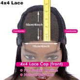 Breathtaking Brazilian Human Hair Loose Wave Wigs - 180% Density, Glueless HD 4x4 Lace Closure, Pre-Plucked with Bleached Knots & Fluffy Baby Hair for a Stunning, Natural Look - Lena & Miles Exquisite Boutique LLC.