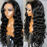Breathtaking Brazilian Human Hair Loose Wave Wigs - 180% Density, Glueless HD 4x4 Lace Closure, Pre-Plucked with Bleached Knots & Fluffy Baby Hair for a Stunning, Natural Look - Lena & Miles Exquisite Boutique LLC.