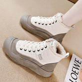 Winter Women Snow Boot Ankle Boots Platform Shoes for Women Keep Warm Sneakers Anti-collision Toe Cap - Lena & Miles Exquisite Boutique LLC.
