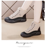 Winter Women Snow Boot Ankle Boots Platform Shoes for Women Keep Warm Sneakers Anti-collision Toe Cap - Lena & Miles Exquisite Boutique LLC.