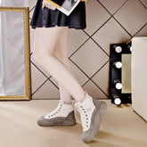 Winter Women Snow Boot Ankle Boots Platform Shoes for Women Keep Warm Sneakers Anti-collision Toe Cap - Lena & Miles Exquisite Boutique LLC.