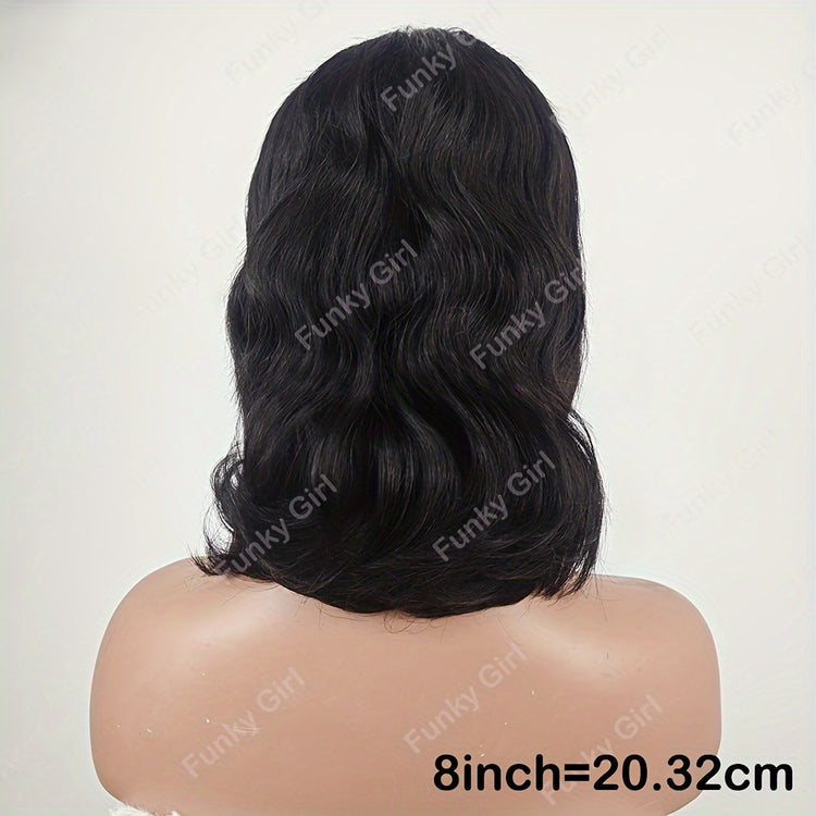 Body Wave Bob Wig 13x4 Transparent Lace Frontal Wig Brazilian Human Hair Wigs Remy Hair Body Wave Short Bob 13x4 Lace Front Wig 150% - Lena & Miles Exquisite Boutique LLC.