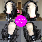 Body Wave Bob Wig 13x4 Transparent Lace Frontal Wig Brazilian Human Hair Wigs Remy Hair Body Wave Short Bob 13x4 Lace Front Wig 150% - Lena & Miles Exquisite Boutique LLC.