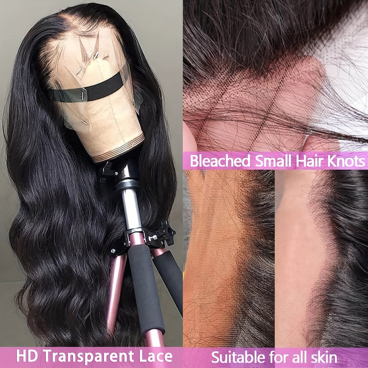 Body Wave Lace Front Human Hair Wigs 13x4 HD Lace Frontal Wigs Pre Plucked With Baby Hair Brazilian Virgin Human Hair Lace Front Wigs For Women - Lena & Miles Exquisite Boutique LLC.