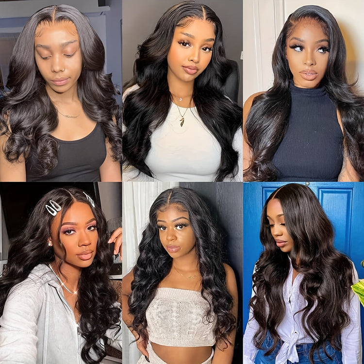 Body Wave Lace Front Human Hair Wigs 13x4 HD Lace Frontal Wigs Pre Plucked With Baby Hair Brazilian Virgin Human Hair Lace Front Wigs For Women - Lena & Miles Exquisite Boutique LLC.
