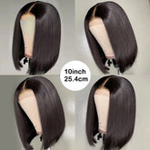Flawless Bob Wigs - Brazilian Remy Human Hair, 150% Dense, Seamless 4x4 Lace Closure, Glueless & Realistic Lace Front - Perfect for Women, 8-16 Inch, Natural Sun-Kissed Shades - Lena & Miles Exquisite Boutique LLC.