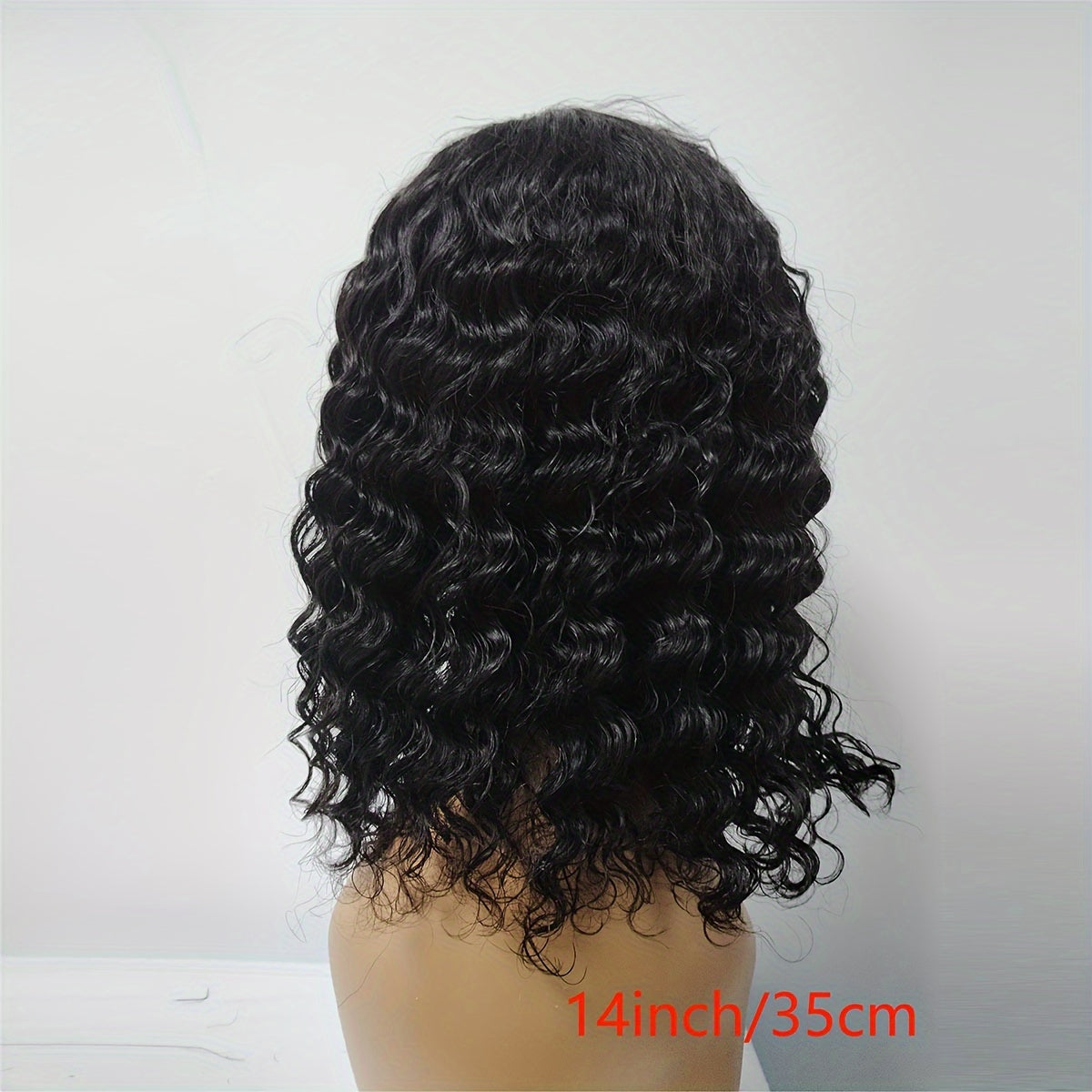 Side Part Human Hair Bob Wig Natural Color Deep Wave Wigs For Women 180% 13*5*1 - Lena & Miles Exquisite Boutique LLC.