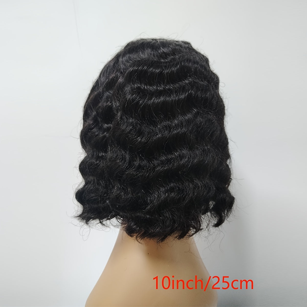 Side Part Human Hair Bob Wig Natural Color Deep Wave Wigs For Women 180% 13*5*1 - Lena & Miles Exquisite Boutique LLC.