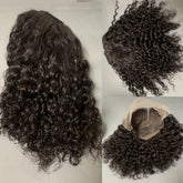 Side Part Human Hair Bob Wig Natural Color Deep Wave Wigs For Women 180% 13*5*1 - Lena & Miles Exquisite Boutique LLC.