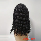 Side Part Human Hair Bob Wig Natural Color Deep Wave Wigs For Women 180% 13*5*1 - Lena & Miles Exquisite Boutique LLC.