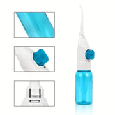 Household High Pressure Oral Irrigator Portable Teeth Clean Water Dental Floss Manual High Pressure Water Toothpick - Lena & Miles Exquisite Boutique LLC.
