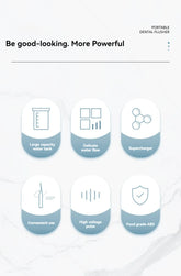 Household High Pressure Oral Irrigator Portable Teeth Clean Water Dental Floss Manual High Pressure Water Toothpick - Lena & Miles Exquisite Boutique LLC.