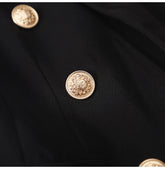 Lautaro Spring Autumn Extra Long Black Floor - Lena & Miles Exquisite Boutique LLC.