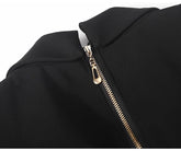 Lautaro Spring Autumn Extra Long Black Floor - Lena & Miles Exquisite Boutique LLC.