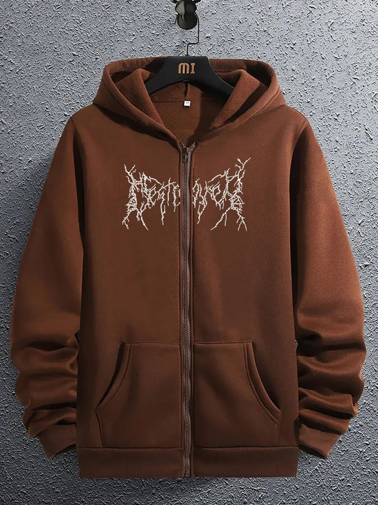 Artistic Letter Print Men&