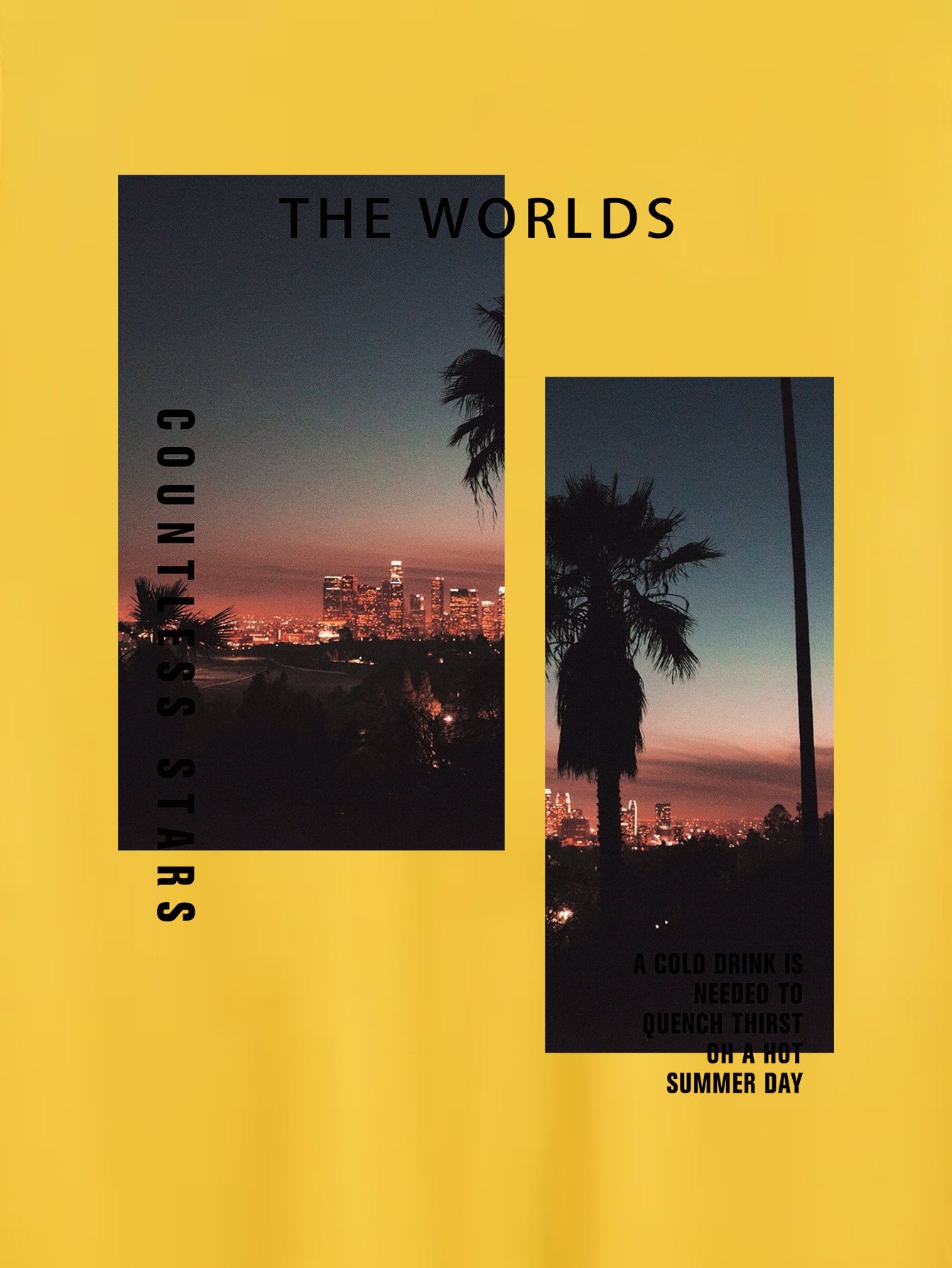 Coconut Tree Print Men&