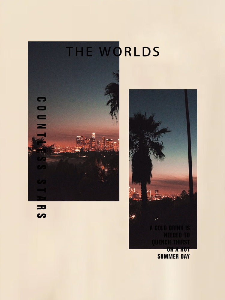 Coconut Tree Print Men&