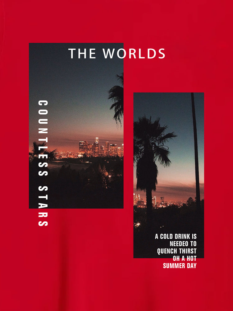 Coconut Tree Print Men&