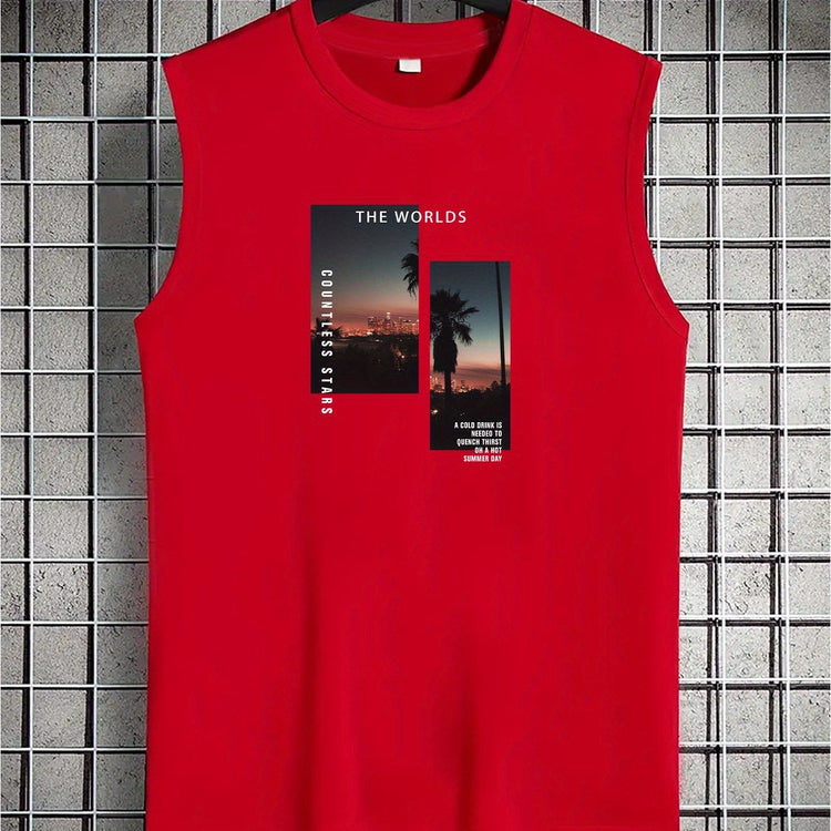 Coconut Tree Print Men&