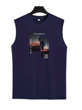 Coconut Tree Print Men&