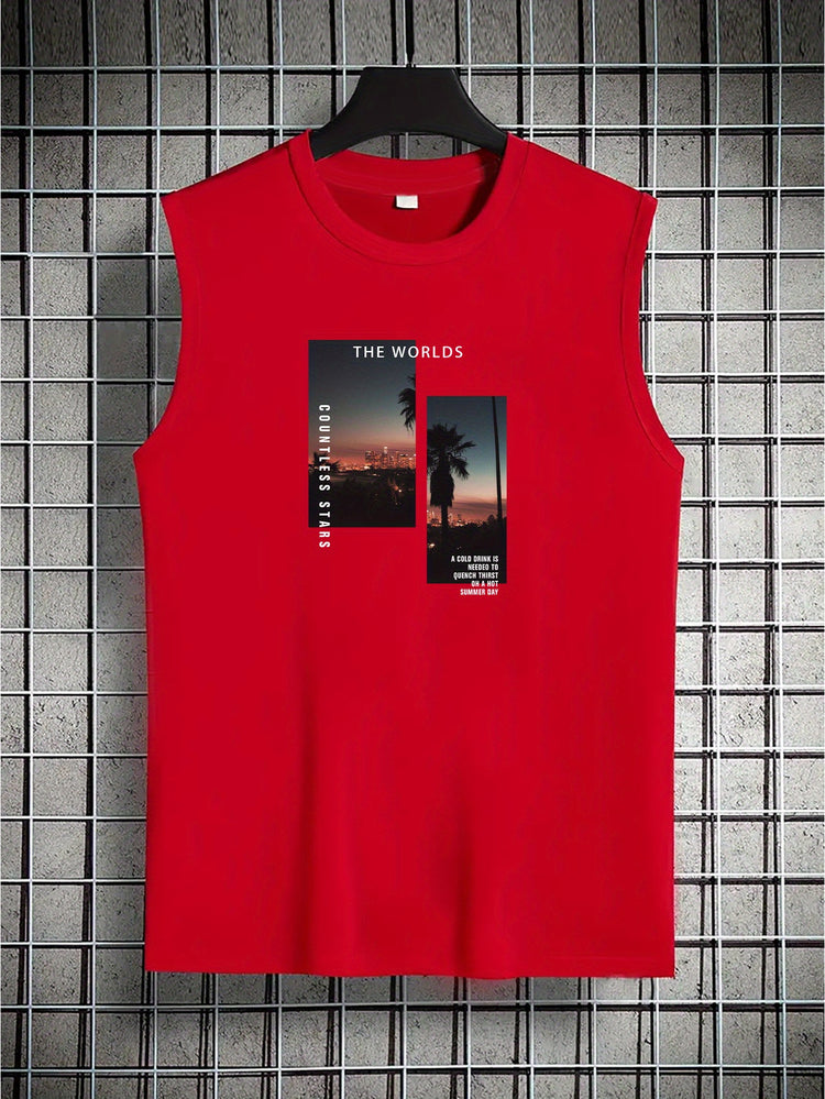 Coconut Tree Print Men&