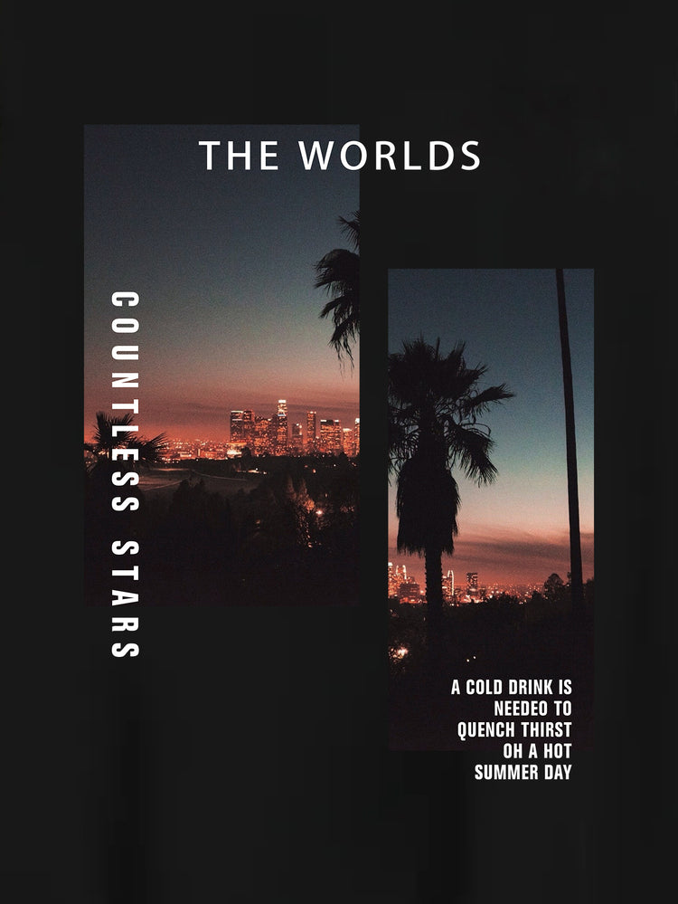 Coconut Tree Print Men&