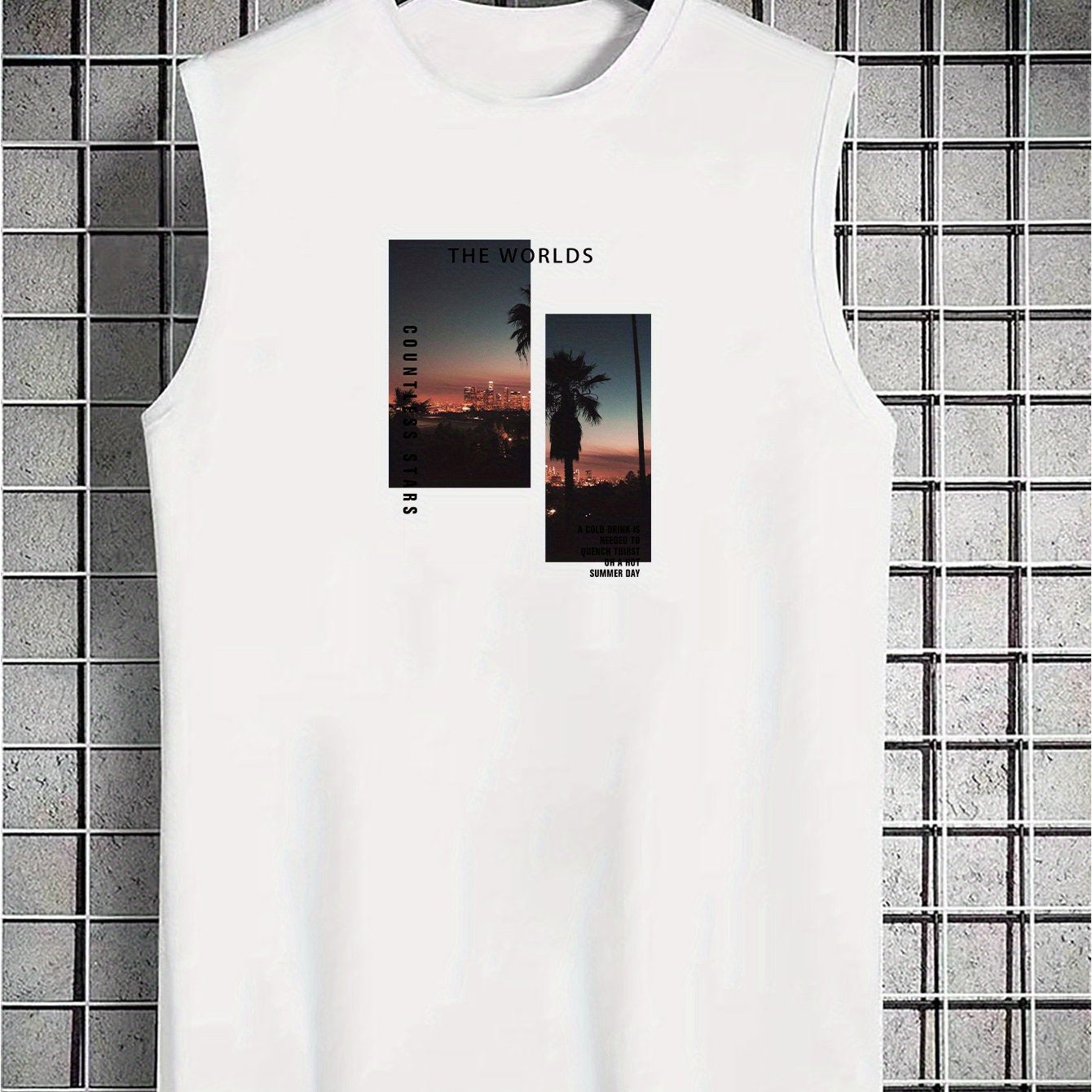 Coconut Tree Print Men&