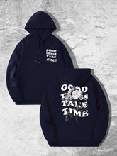 Good Things Take Time Flower Print Men&