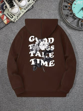 Good Things Take Time Flower Print Men&