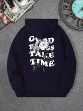 Good Things Take Time Flower Print Men&