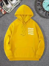 Good Things Take Time Flower Print Men&