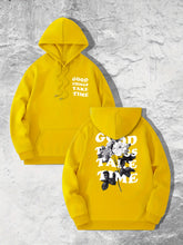 Good Things Take Time Flower Print Men&