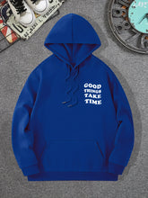 Good Things Take Time Flower Print Men&
