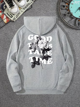 Good Things Take Time Flower Print Men&