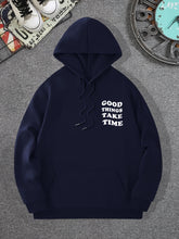 Good Things Take Time Flower Print Men&